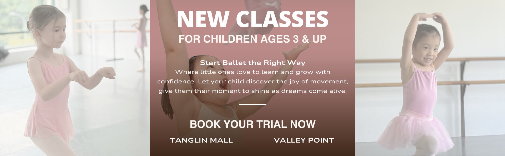 NEW Ballet Classes for Children